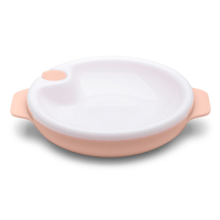 Nuvita Warmhalterteller mit Saugnapf - Pink