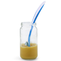 Nuvita Löffel mit Wärmersensor 2er Set.  Blau