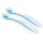 Nuvita Spoons with Warmer Sensor Set of 2.  Blue