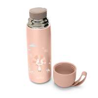 Nuvita thermos bottle baby 400ml with drinking cup pink