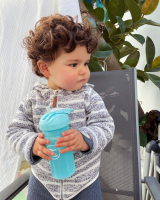 Twistshake Straw Cup 360ml 12+m Pastel Blue