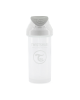 Twistshake Straw Cup 360ml 12+m Pastel Weiss