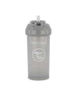 Twistshake Straw Cup 360ml 12+m Pastel Pastel Grey