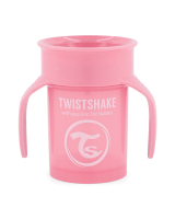 Twistshake 360 Cup 230ml 6+m Pastel Pink