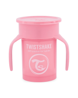 Twistshake 360 Cup 230ml 6+m Pastel Pink