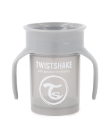 Twistshake 360 Cup 230ml 6+m Pastel Grey