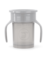 Twistshake 360 Cup 230ml 6+m Pastel Grey