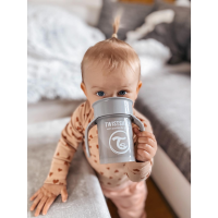 Twistshake 360 Cup 230ml 6+m Pastel Grey