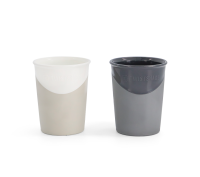 Twistshake 2x Cup 170ml 6+m Schwarz Weiss