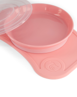 Twistshake Click-Mat Mini + Plate Pastel Pink