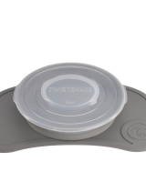 Twistshake Click-Mat Mini + Plate Pastel Grey