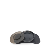 Twistshake Click-Mat Mini + Plate Black