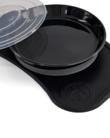 Twistshake Click-Mat Mini + Plate Black