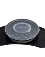 Twistshake Click-Mat Mini + Plate Black