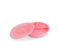 Twistshake Divided Plate 6+m Pastel Pink