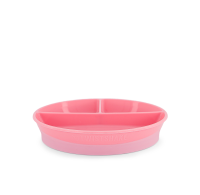 Twistshake Divided Plate 6+m Pastel Pink