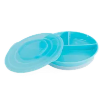 Twistshake Divided Plate 6+m Pastel Blue
