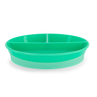 Twistshake Divided Plate 6+m Pastel Green
