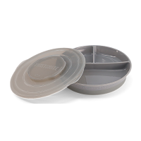 Twistshake Divided Plate 6+m Pastel Grey