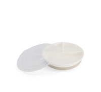 Twistshake Divided Plate 6+m White