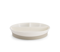 Twistshake Divided Plate 6+m White