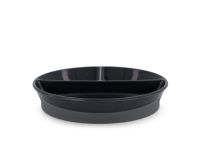 Twistshake Divided Plate 6+m Black