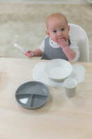 Twistshake 2x Feeding Spoon Set 4+m Blanc
