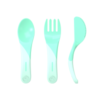 Twistshake Learn Cutlery 6+m Pastel Green