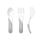 Twistshake Learn Cutlery 6+m Weiss