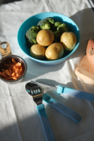 Twistshake Learn Cutlery Stainless Steel 12+m Pastel Blue