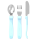Twistshake Learn Cutlery Stainless Steel 12+m Pastel Blue
