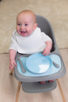 Twistshake 2x Bib 4+m Pastel Noir Blanc