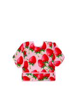 Twistshake Langarm-Latz Erdbeeren