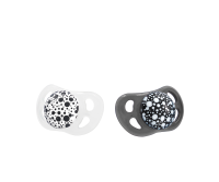 Twistshake 2x Nuggi 0-6m Schwarz Weiss