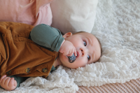 Twistshake 2x Pacifier 0-6m Black White