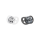 Twistshake 2x Pacifier 0-6m Black White