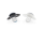 Twistshake 2x Pacifier 0-6m Black White