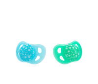 Twistshake 2x Nuggi 0-6m Pastel Blue Green