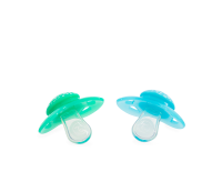 Twistshake 2x Nuggi 0-6m Pastel Blue Green