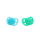 Twistshake 2x Sucette 0-6m Pastel Bleu Vert