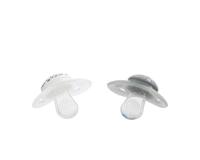 Twistshake 2x Nuggi 0-6m Pastel Grey White