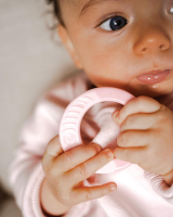 Twistshake Teething Ring 1+m Pastel Pink