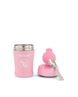 Twistshake Stainless Steel Food Vorratsbehälter350 ml  Pastel Pink