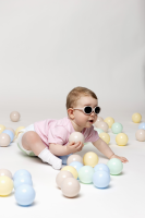 SooNice Lunettes De Soleil Baby Rose  (1-3 Ans)