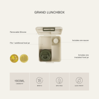 Citron Grand Lunchbox Unicorn mit Hot Food Jar