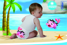 J Bimbi Baby Body Pink Fisch – Bild 2