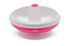 Nuvita Warmhalteteller mit Saugnapf Pink