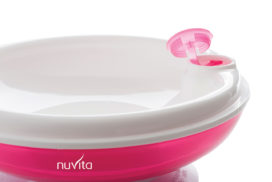Nuvita Warmhalteteller mit Saugnapf Pink – Bild 2